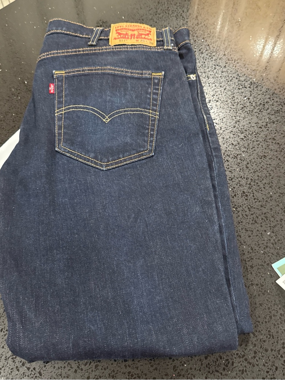 Levi's Men's Indigo Straight-Leg Jeans